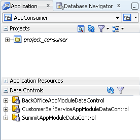 使用側プロジェクトへのアプリケーション・モジュールの追加