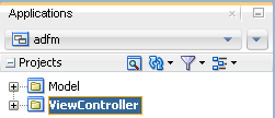 ModelプロジェクトおよびView-Controllerプロジェクト
