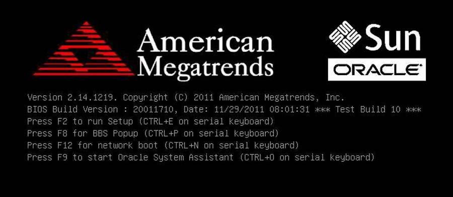 image:Messages d'initialisation d'Oracle System Assistant
