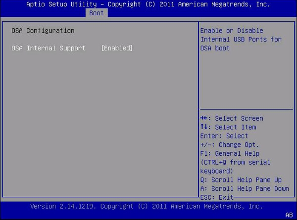 image:この図は、BIOS の Oracle System Assistant 画面を示しています。
