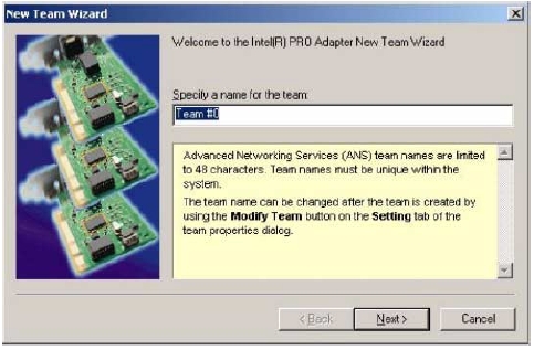 image:显示 “New Team Wizard“（新建组向导）的屏幕抓图。