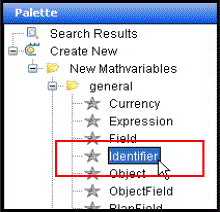 Identifier Drag and Drop Option