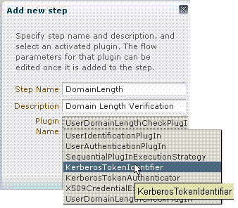 Add New Step Dialog Box: Plug-ins