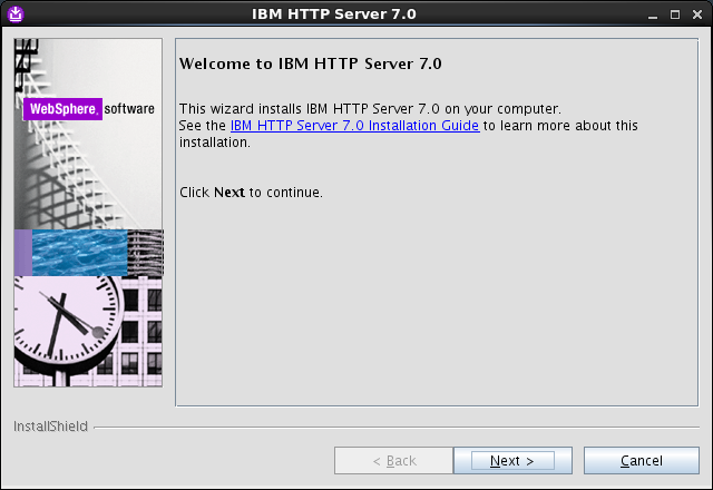 IBM HTTP Server 7.0のインストール