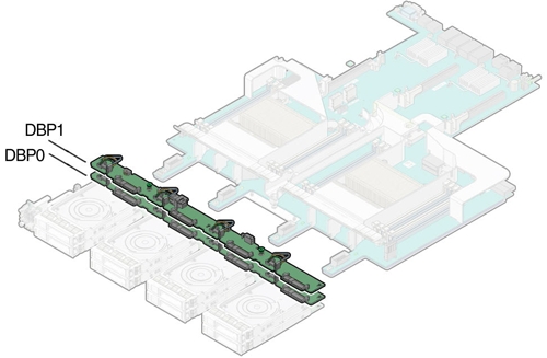 画像: ディスク・バックプレーン構成を示す図。
