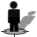 My Location icon, in inactive state