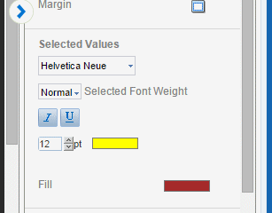 Filter font customization options