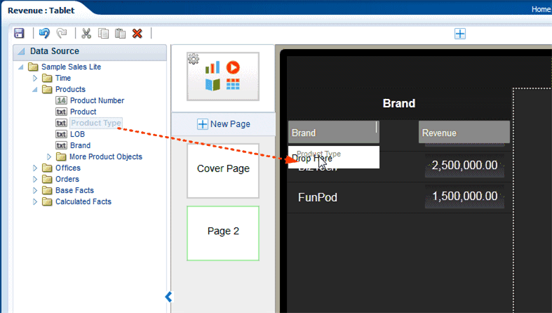 Adding a second level to the navigation page
