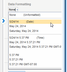 Date and Time formats