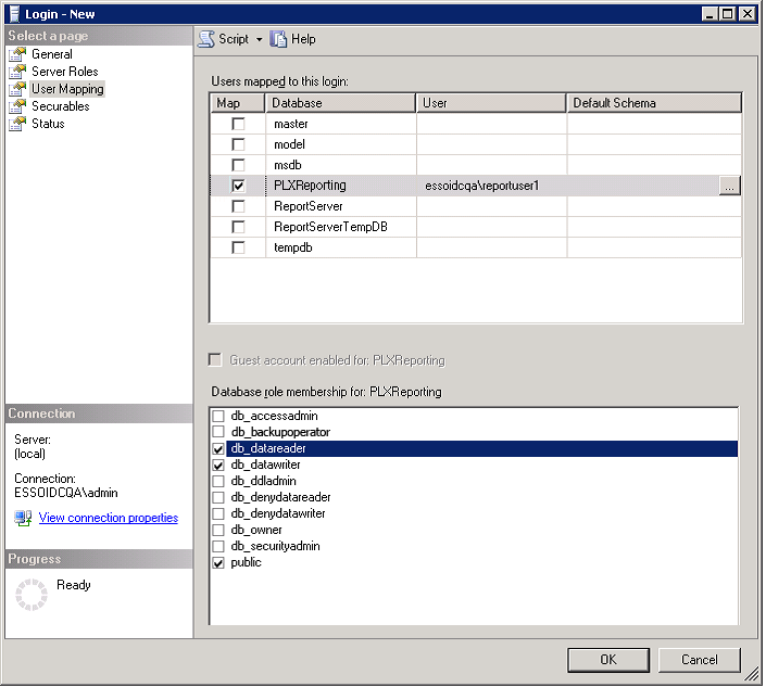 Description of rep_int_auth_with_sql7.png follows