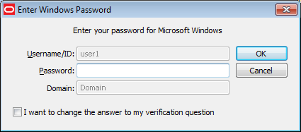 Windows Password request