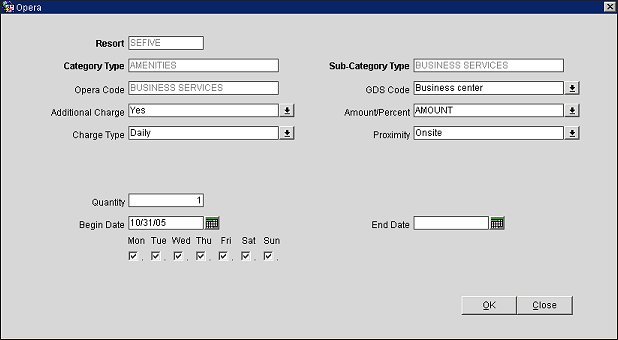 Mapping OPERA Codes to GDS Codes