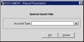 Simple Report Parameter