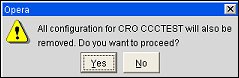 1st CRO Deletion Message