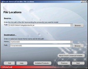 oracle_installer_file_locations