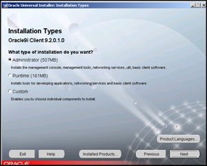 oracle_installer_installation_types