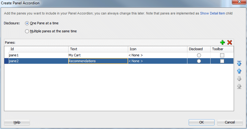 inserting a showDetailItem from a showDetailItem