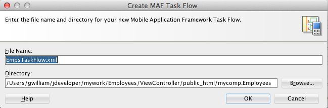 Create task flow