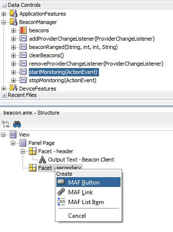 deploy - new deployment profile menu option