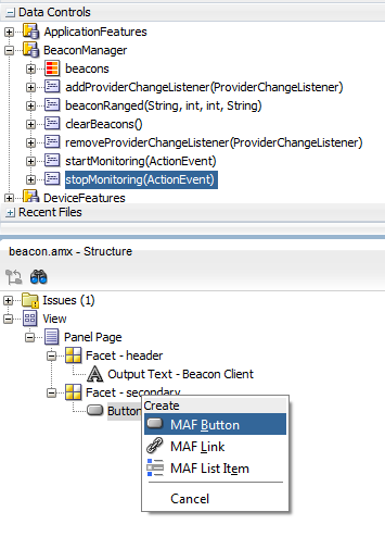 deploy - new deployment profile menu option