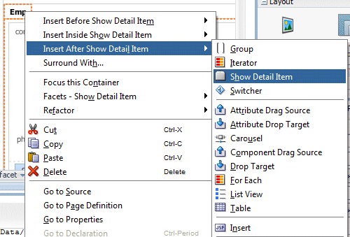 Context menu