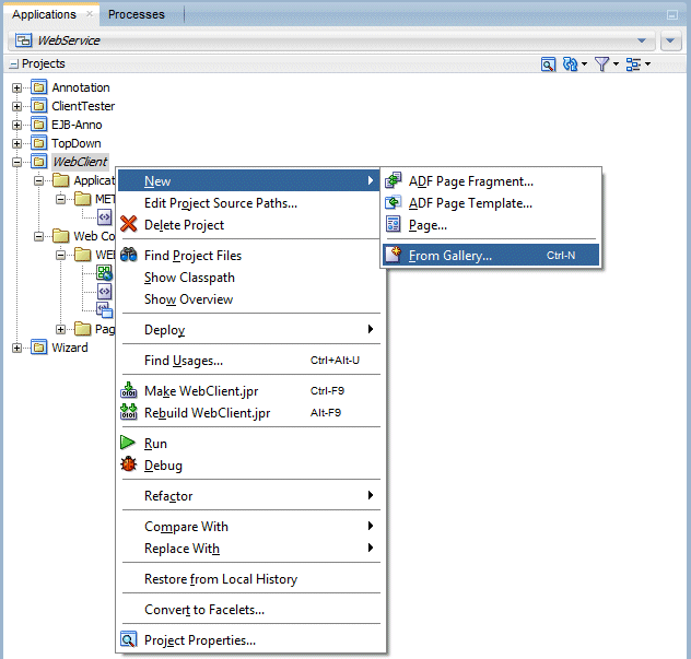 application navigator