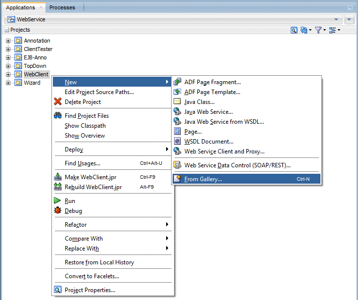 application navigator