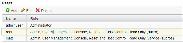 image:A figure showing the root account selected.