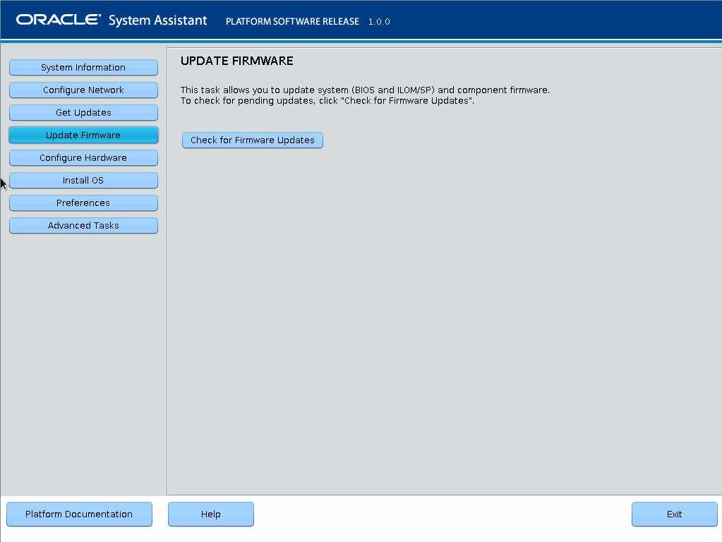 image:This figure shows the Update Firmware window in OSA.