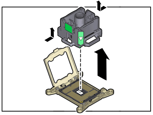 image:The illustration shows lifting the tool.