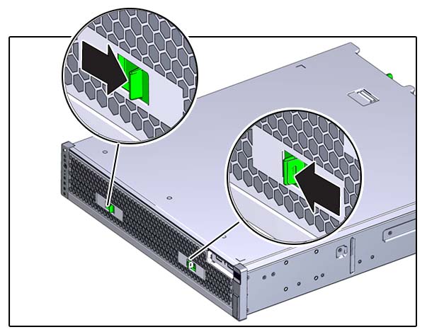 image:The illustration shows releasing the filter.