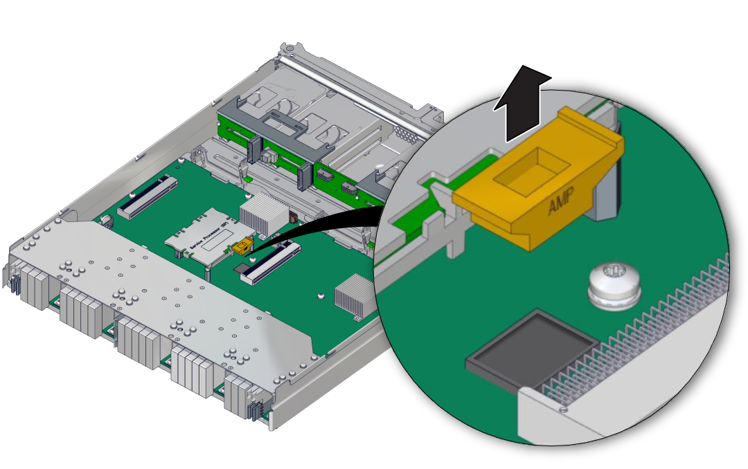 image:Illustration shiowing how to remove the SCC PROM.