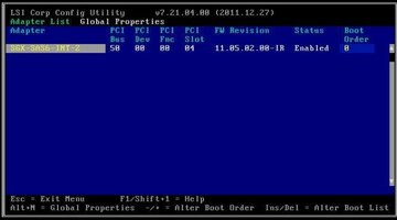 image:Graphique illustrant l'écran BIOS UEFI Driver Control.