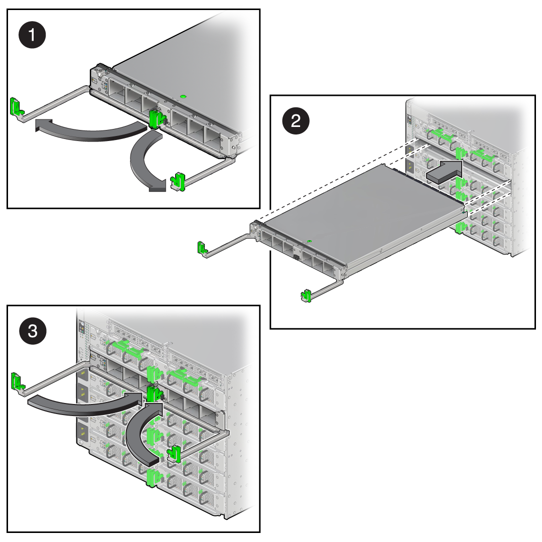 image:Illustration that shows how to install a switch unit.