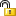 Unlock icon. For the selected rows or cells, returns the ability to perform all tasks on a CRF or case report book.
