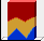 Radio button. Creates a 100 Percent Stacked area graph.
