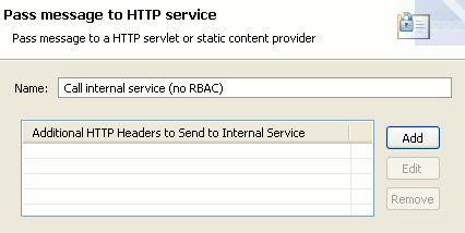 Call Internal Service (no RBAC) Filter