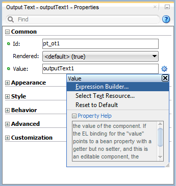 Expression Builderの起動