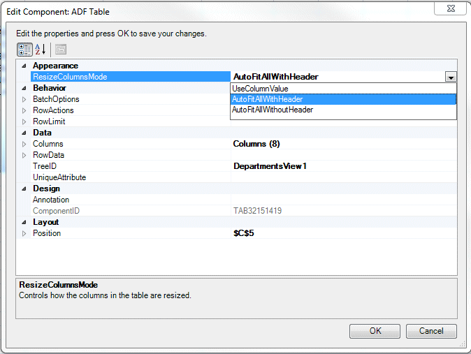 Excelリボンに表示されたOracle ADFタブ