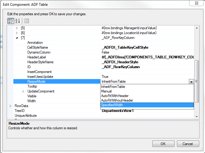 Excelリボンに表示されたOracle ADFタブ