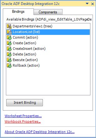 Oracle ADF 11g Desktop Integration