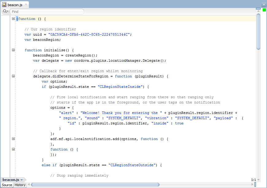 New Galleryのモバイル・アプリケーション項目