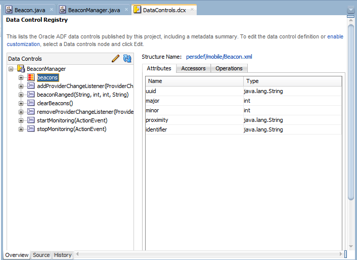 デプロイメント・プロファイルの名前