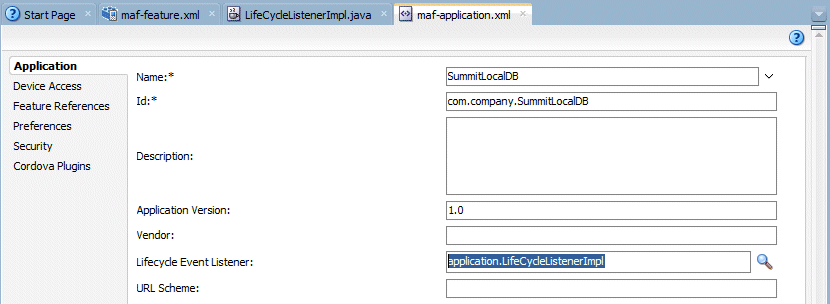 Create Mobile Appのステップ2