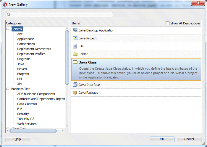 Featureダイアログ
