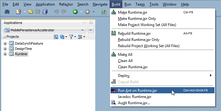 Create Mobile Appのステップ1