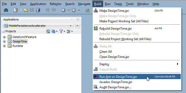 Create Mobile Appのステップ1