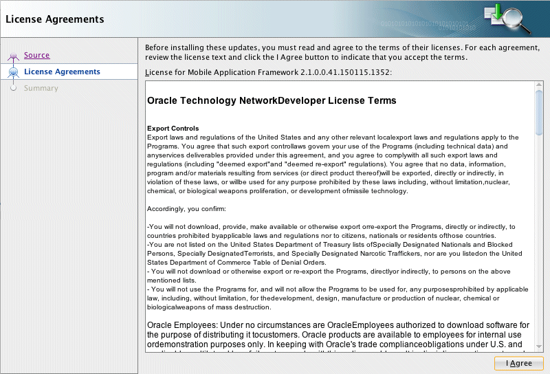 check for updatesのステップ1