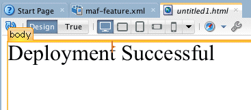 モバイル・アプリ作成後のアプリケーション・ナビゲータ・ファイル