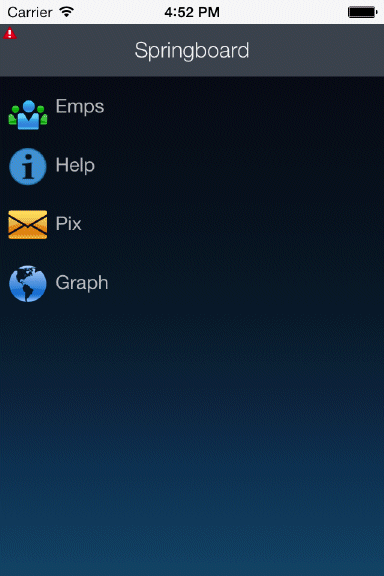 Create Mobile Appのステップ3